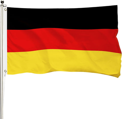 FSFLAG Germany Flag 3 X 5 Ft 400D Polyester and Two Brass Grommets