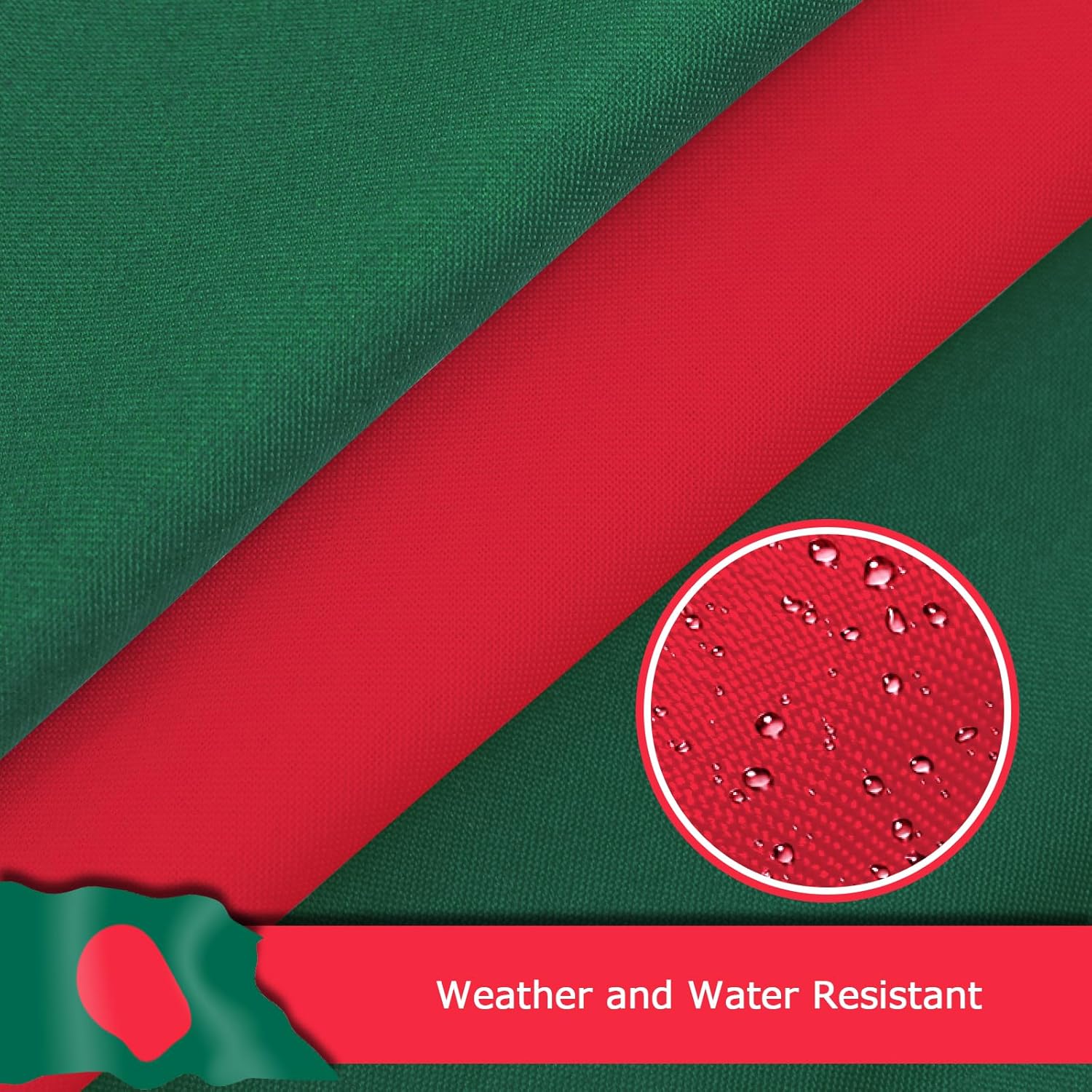 Bangladesh Bangladeshi Flag for Outside, 400D Heavy Duty Polyester, Double-Sided Printing, Quadruple Stitched Fly Hem, Fade Resistant, 2 Brass Grommets