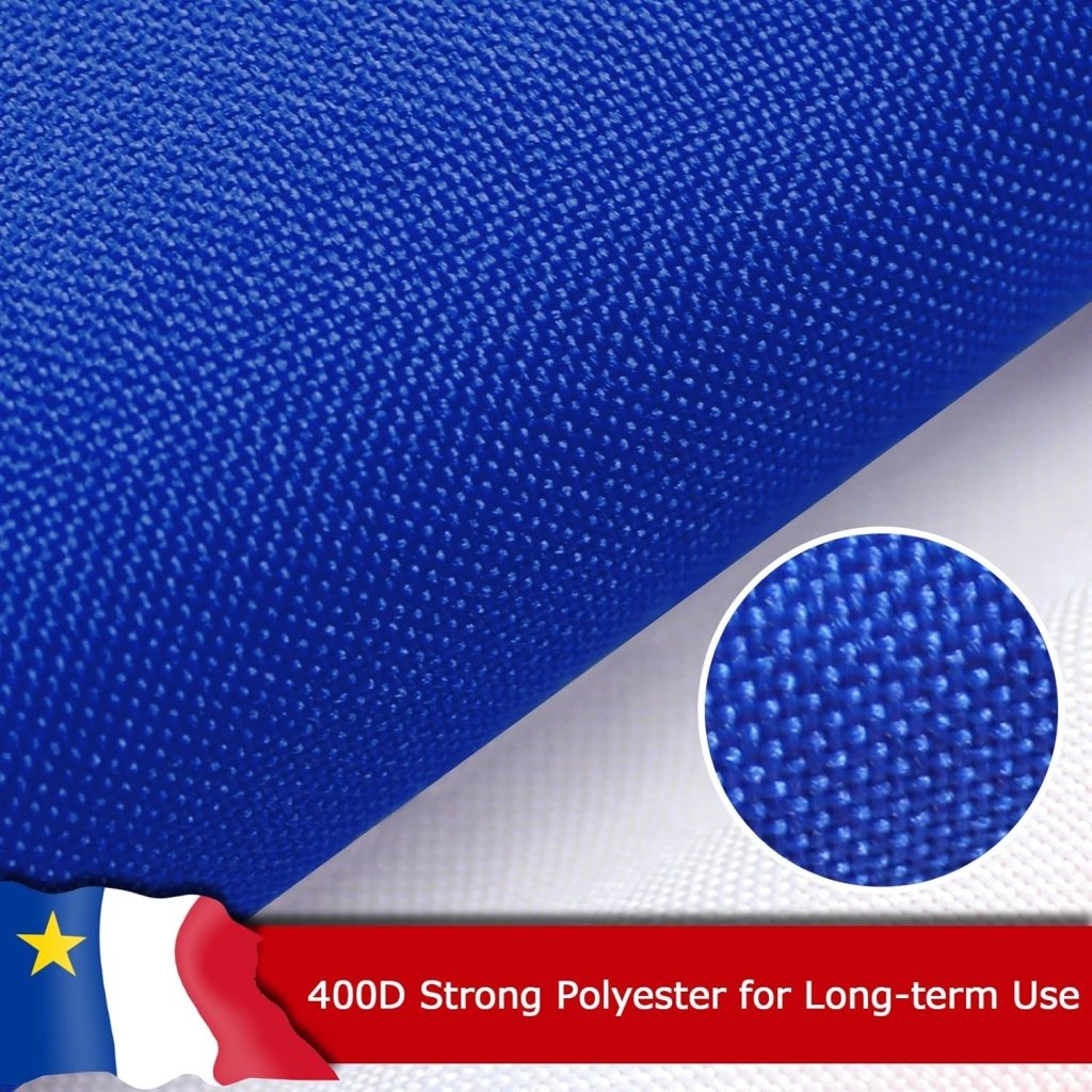 Acadia Flag for Outside, 400D Heavy Duty Polyester, Double - Sided Printing, Quadruple Stitched Fly Hem, Fade Resistant, 2 Brass Grommets