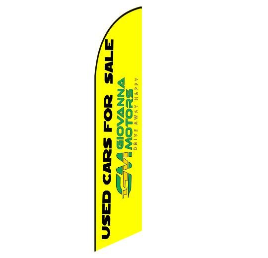 Custom Blade Flags - 2.6x13.5FT,Single - Sided(Flagpole Not Included)