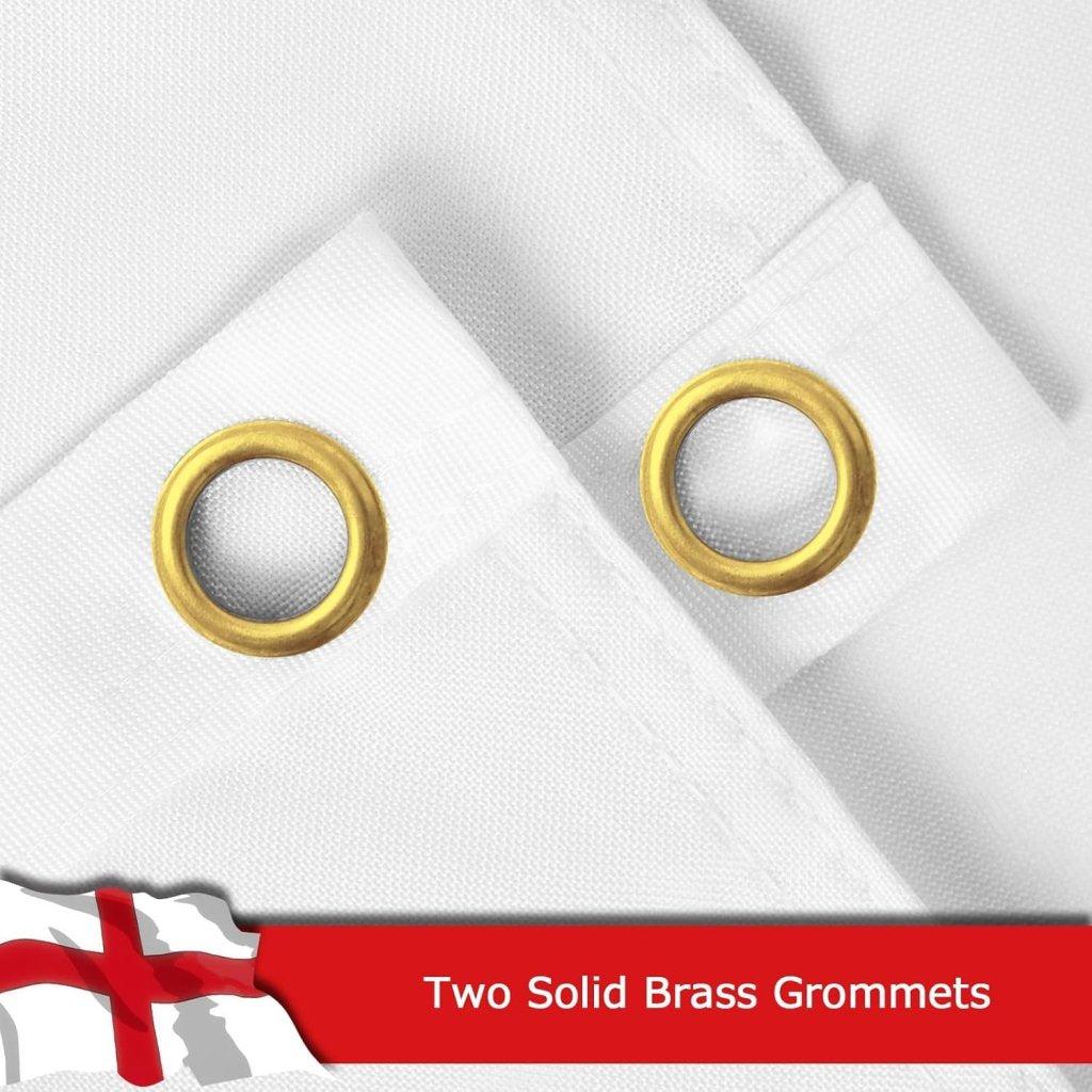 England English Flag for Outside, 400D Heavy Duty Polyester, Double - Sided Printing, Quadruple Stitched Fly Hem, Fade Resistant, 2 Brass Grommets