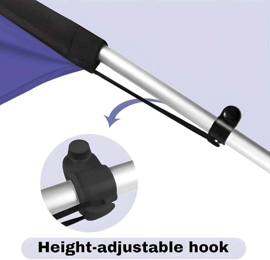 Feather Flag Pole Kit for Rectangle Flag 8FT, Swooper Flag Pole Kit with Ground Spike for Rectangle Flags - FSFlag