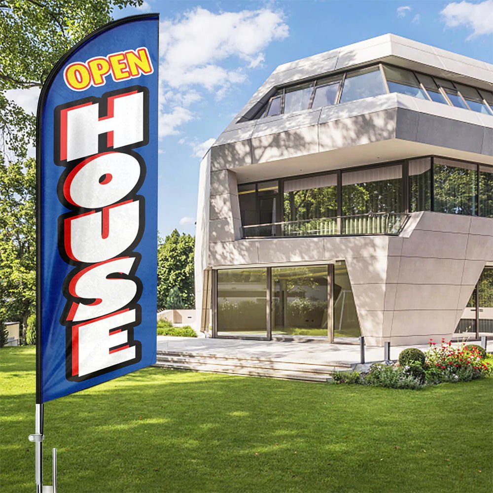 Open House Signs - FSFLAG Swooper Flag Feather Flag Pole Kit - FSFlag