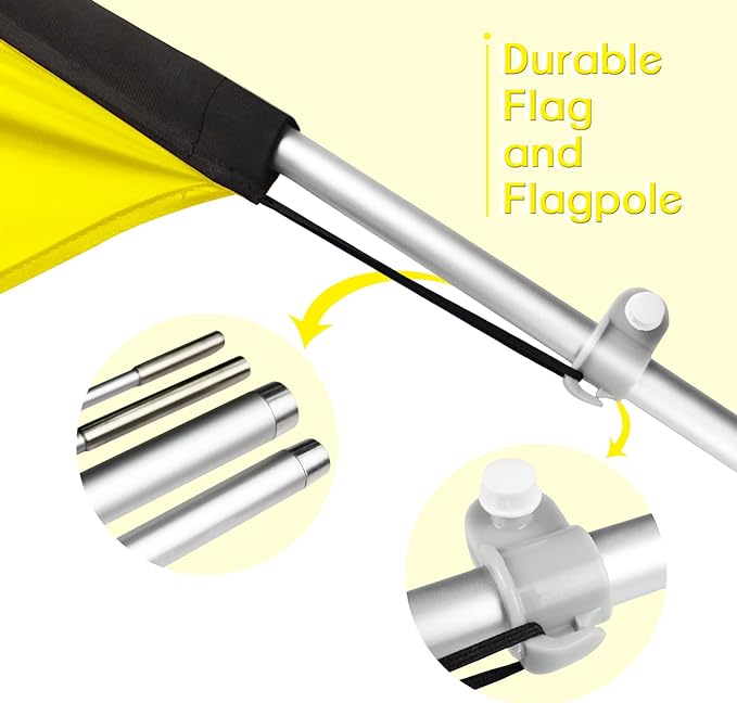 FSFLAG 11Ft Now Open Feather Flags for Business - Feather Flag Pole Kit - FSFlag