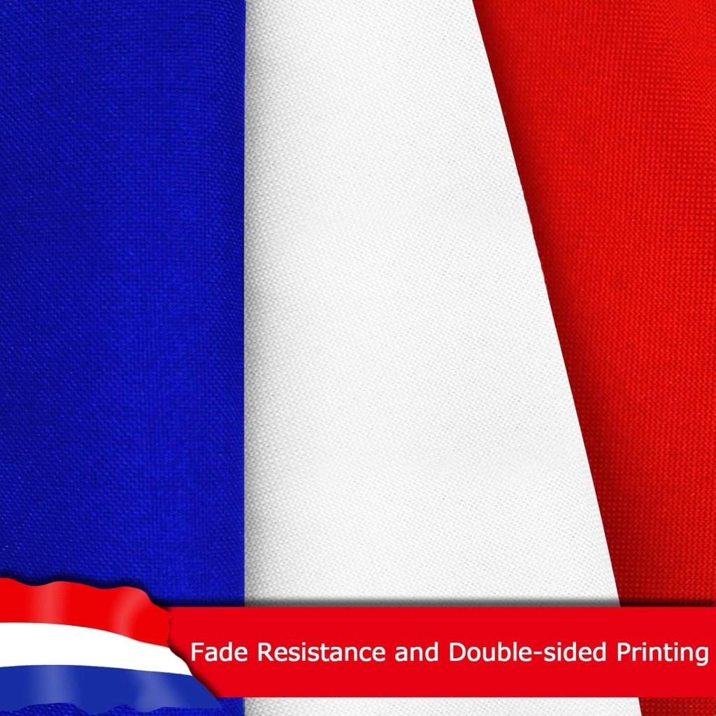 Netherlands Dutch Flag for Outside, 400D Heavy Duty Polyester, Double - Sided Printing, Quadruple Stitched Fly Hem, Fade Resistant, 2 Brass Grommets