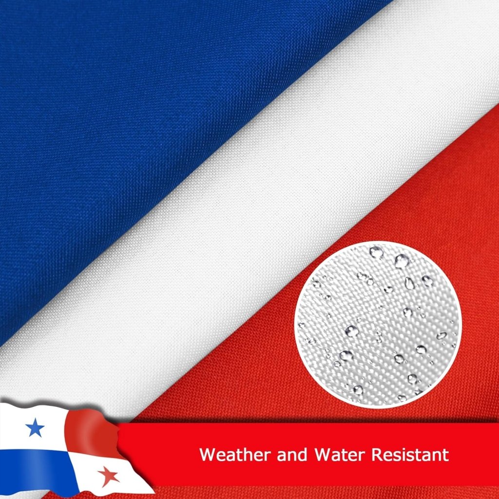Panama Panaman Flag for Outside, 400D Heavy Duty Polyester, Double - Sided Printing, Quadruple Stitched Fly Hem, Fade Resistant, 2 Brass Grommets