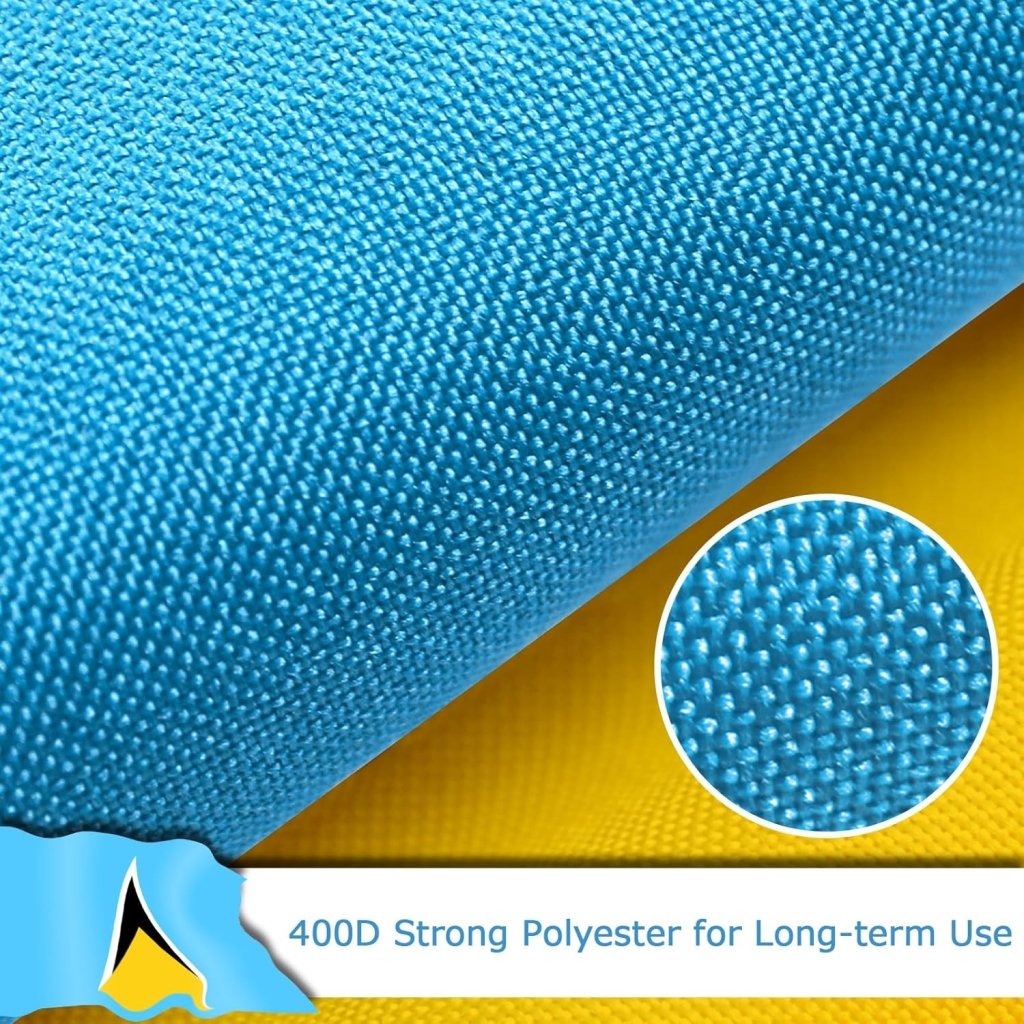 Saint Lucia Saint Lucian Flag for Outside, 400D Heavy Duty Polyester, Double - Sided Printing, Quadruple Stitched Fly Hem, Fade Resistant, 2 Brass Grommets