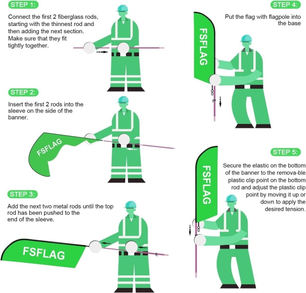 Tacos Sign - 11ft Tacos Burritos Feather Flag with Flag Pole and Ground Stake - FSFlag