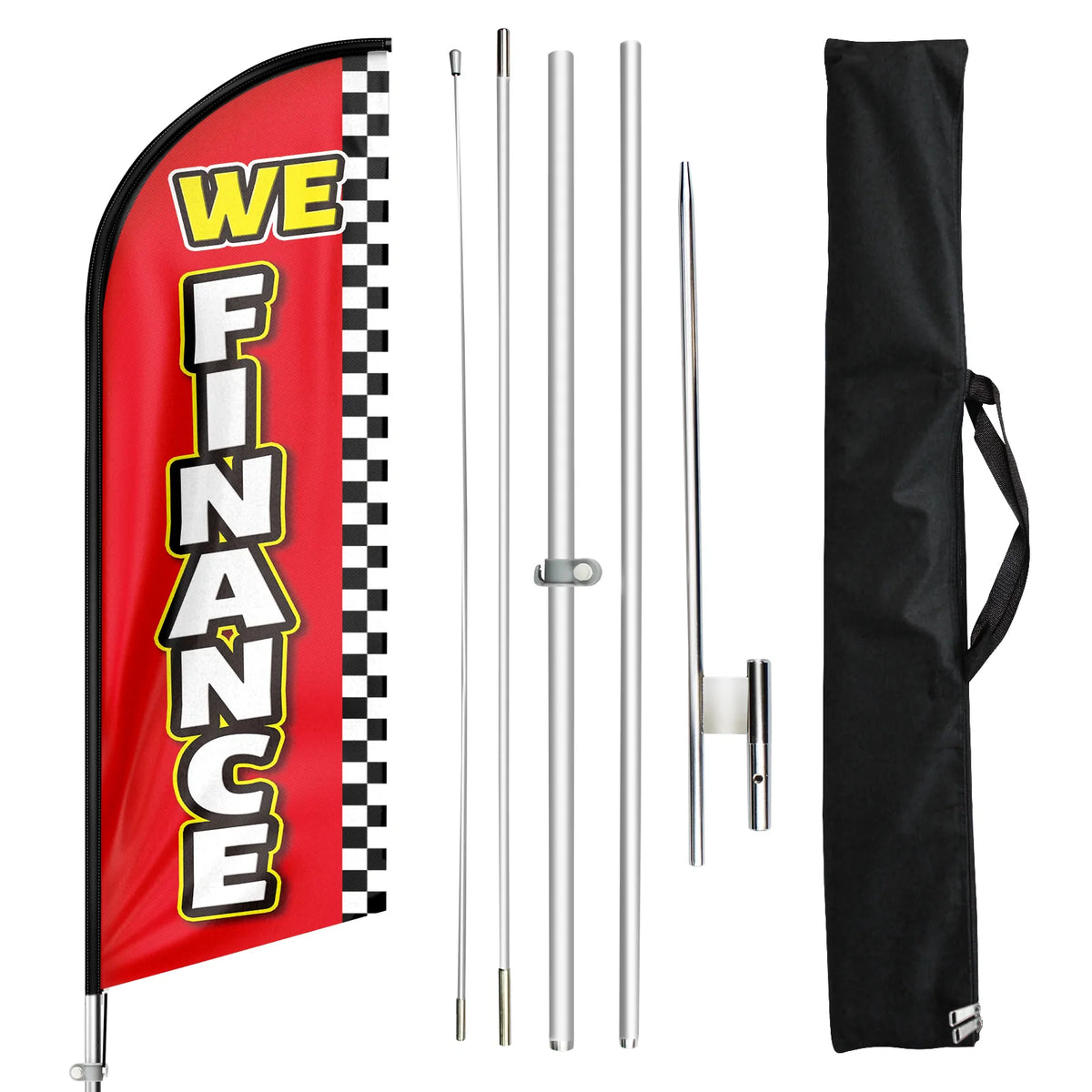 FSFLAG Wefinance Swooper Flag Feather Flag Pole Kit