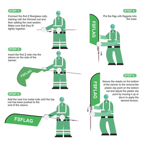 FSFLAG Kratom Sold Here Swooper Flag Feather Flag Pole Kit