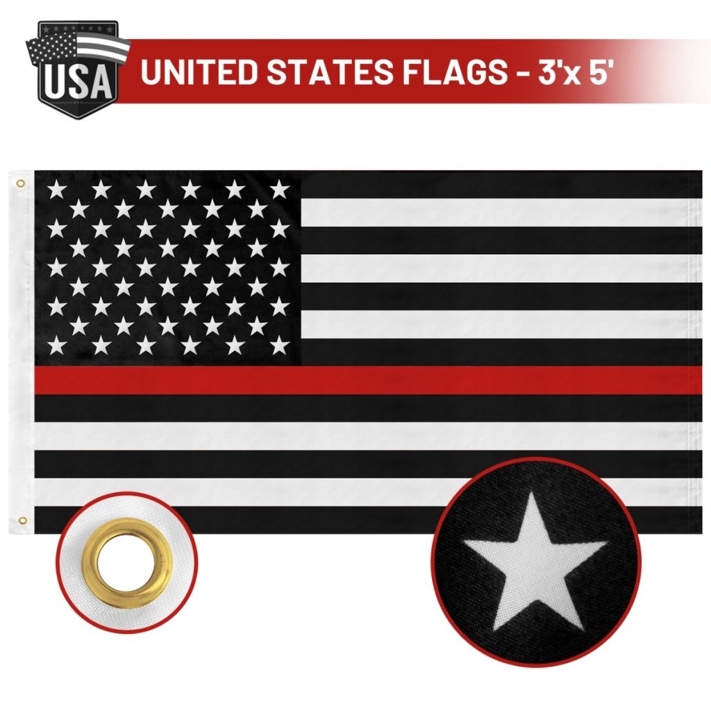 What does the american flag with a red stripe mean? - FSFlag
