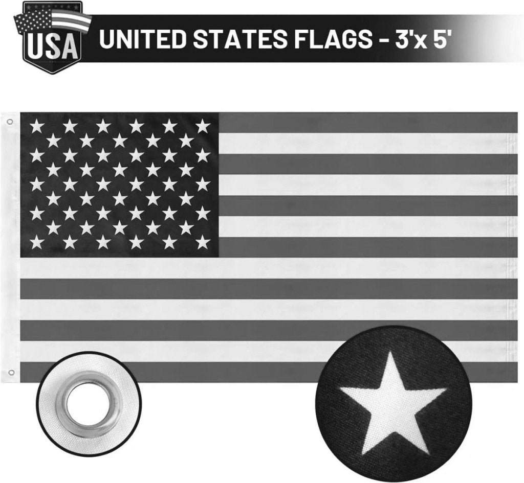 What Does the Black and White American Flag Mean？ - FSFlag