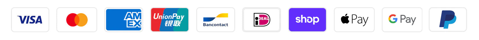 Accepted payment methods