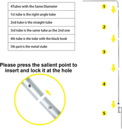 11FT Sale Rectangle Flag Banners with Pole and Ground Stake 01