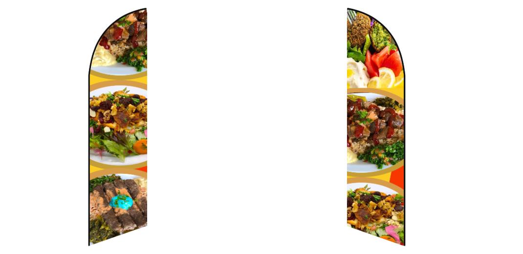 Custom Blade Flags-1.6x6.6,2x8,3x12FT,Double-Sided（Flagpole Not Included）
