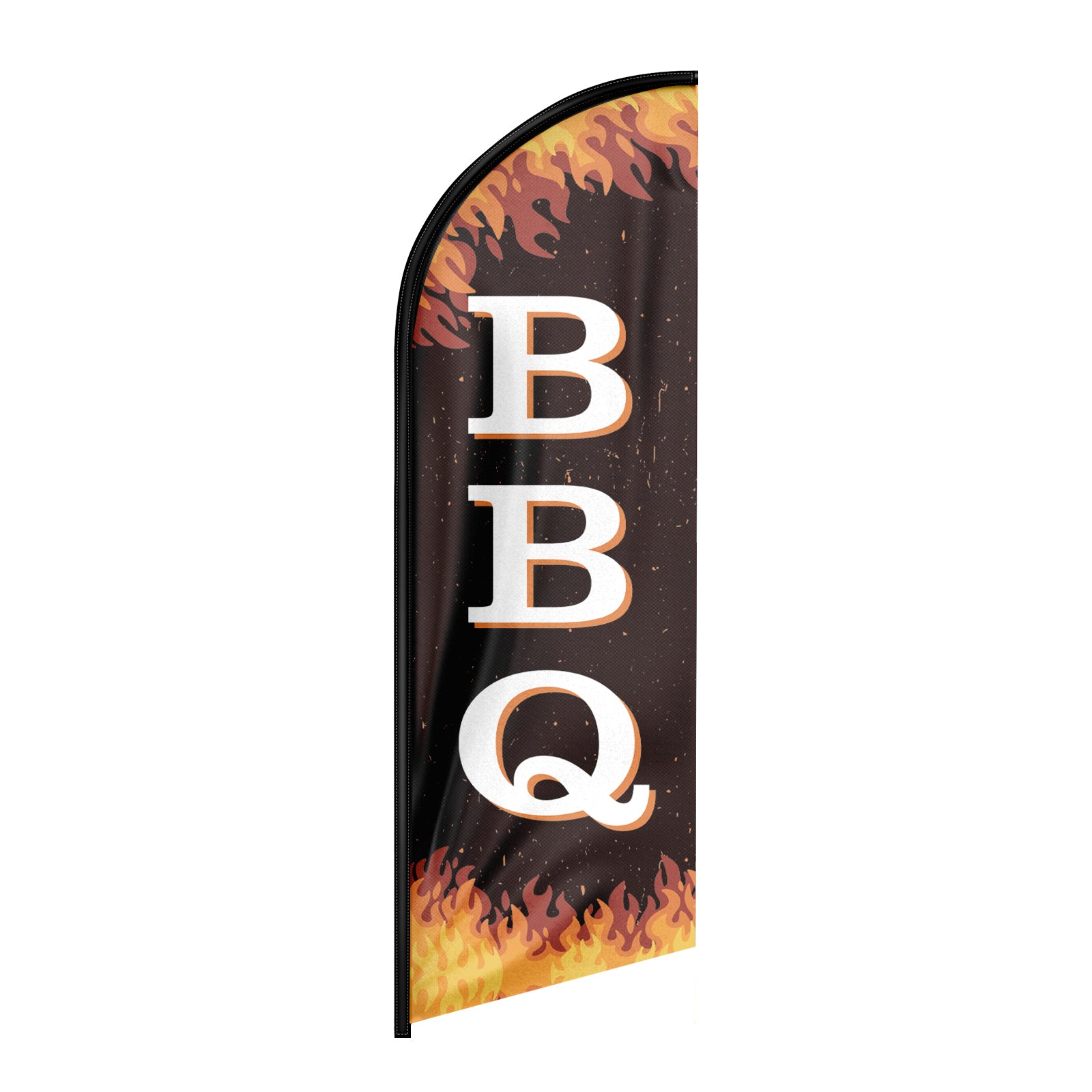 8ft BBQ Advertising Swooper Flag Banner!（Flagpole Not Included）