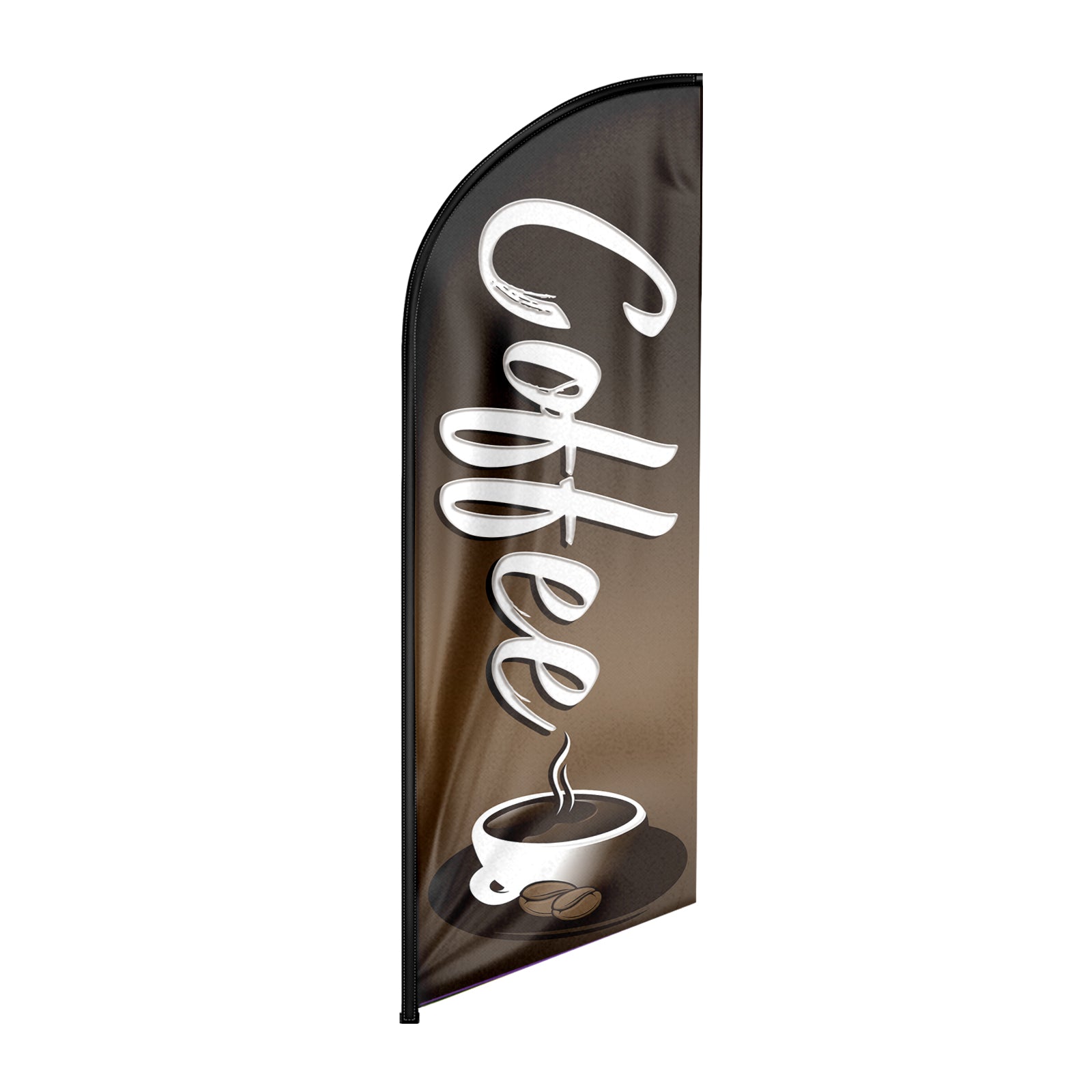 Coffee House Sign-Coffee Feather Flag!（Flagpole Not Included）