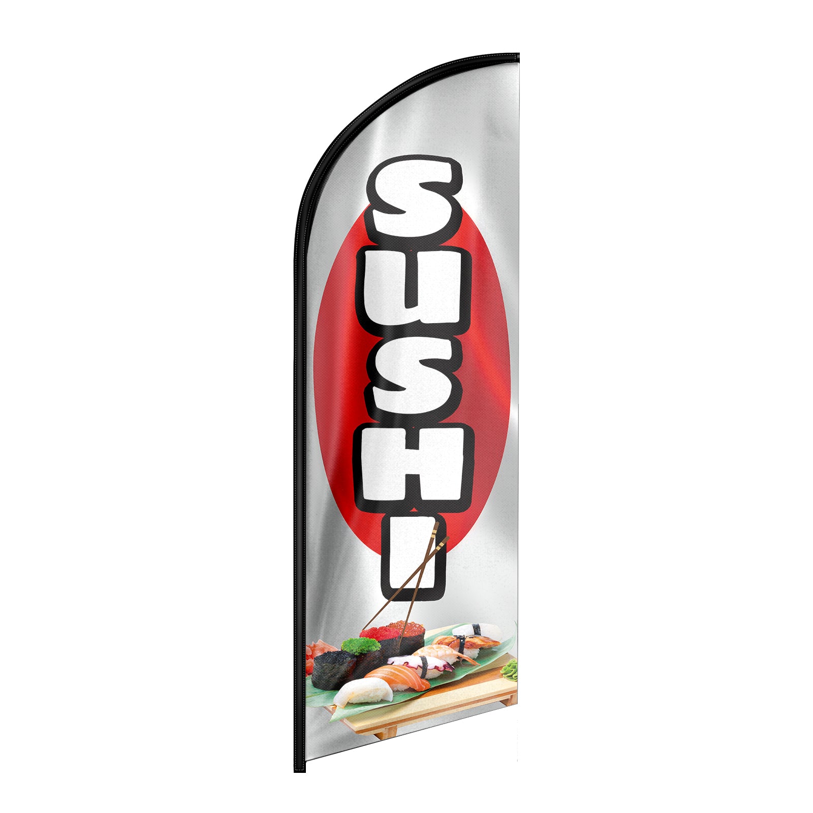 Sushi Sign-8ft Sushi Feather Flag!（Flagpole Not Included）