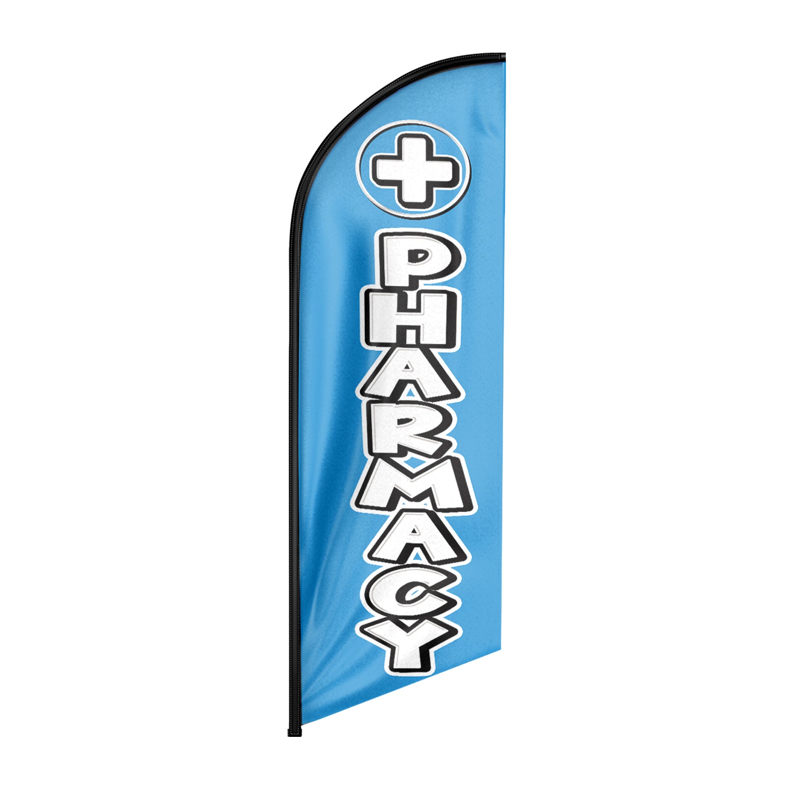 Pharmacy Sign-8ft Pharmacy Feather Flag for Pharmacy Business（Flagpole Not Included）