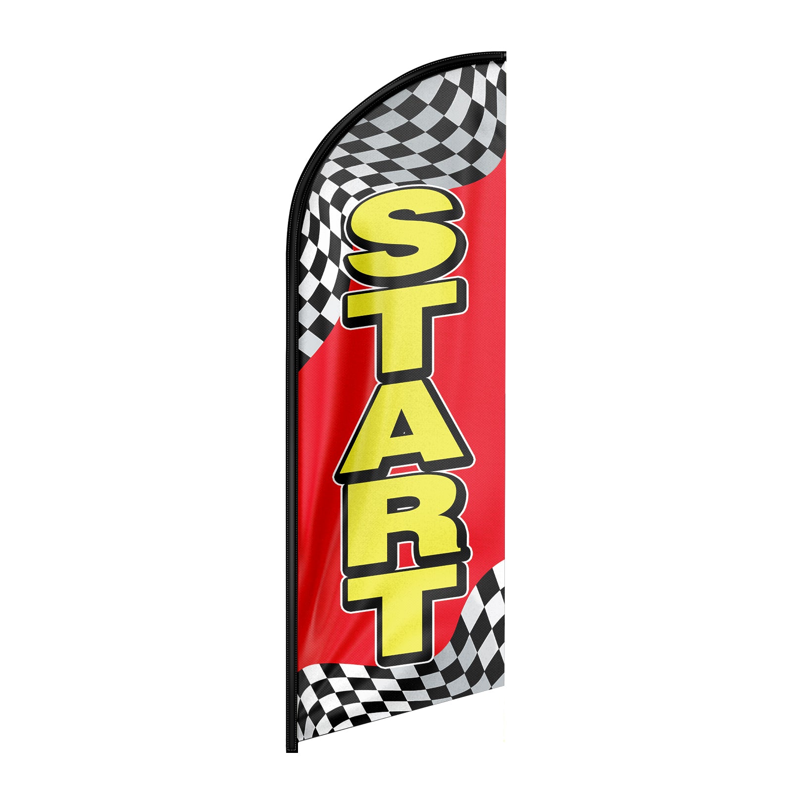 Start Flag-8ft Start Feather Flag for Start Business（Flagpole Not Included）