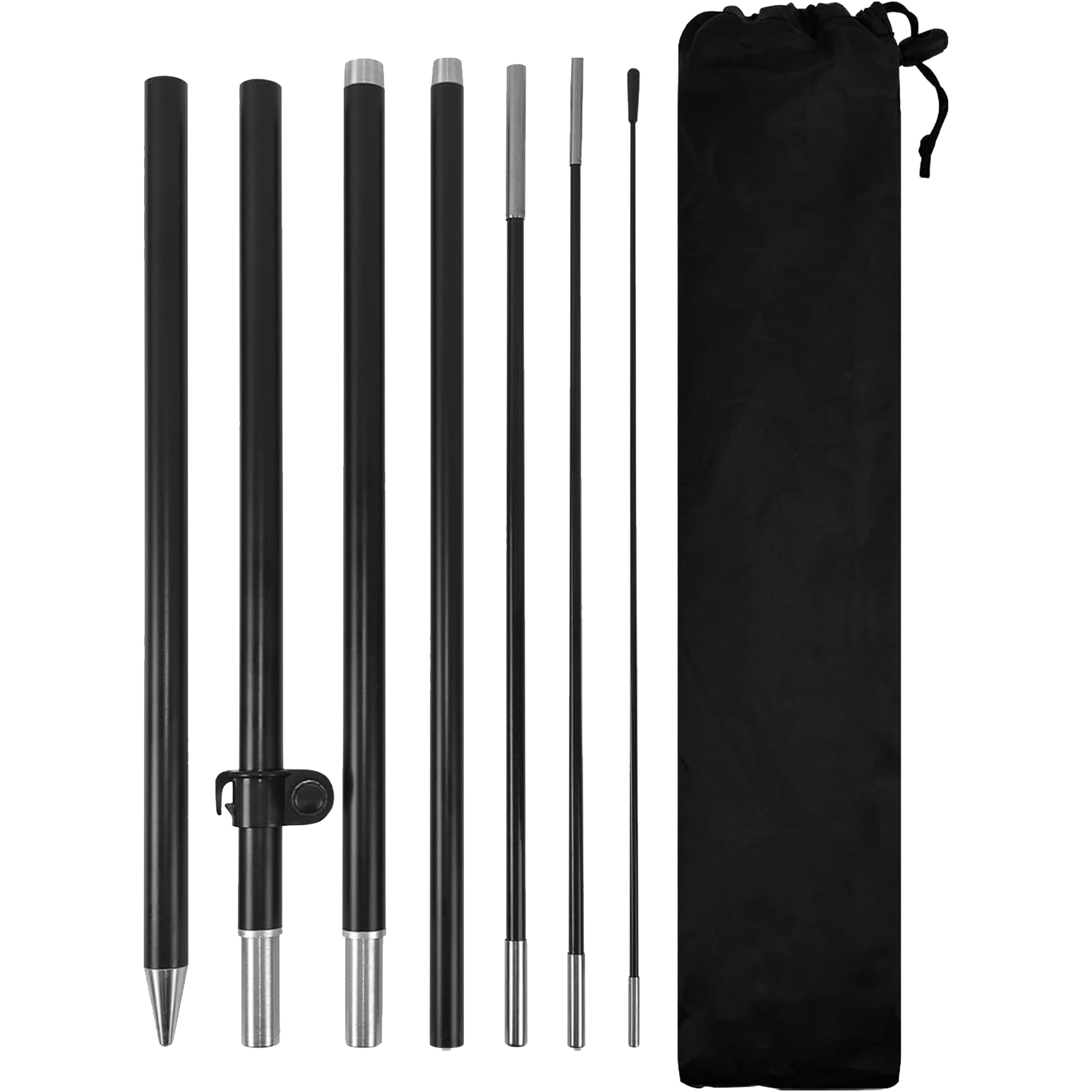 Feather Flag Pole Kit for Swooper Flags 6Ft