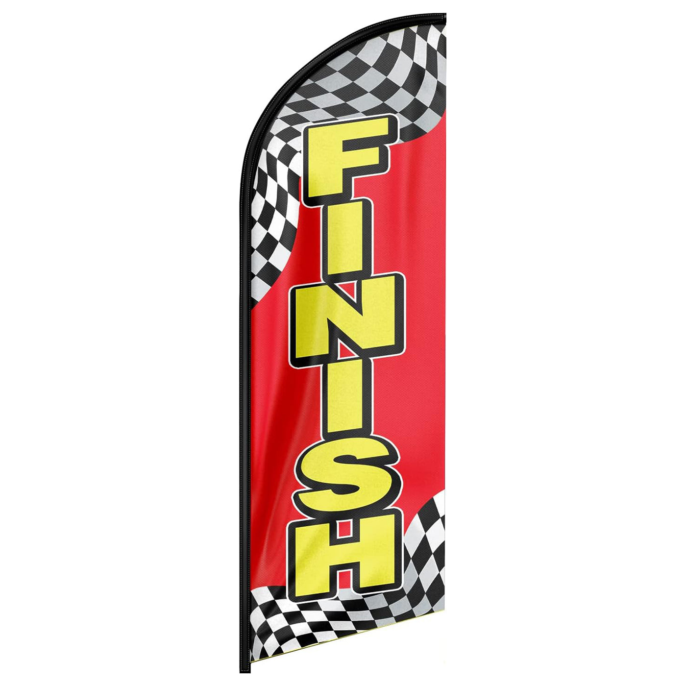 Finish Flag-8ft Finish Feather Flag for Finish Business（Flagpole Not Included）