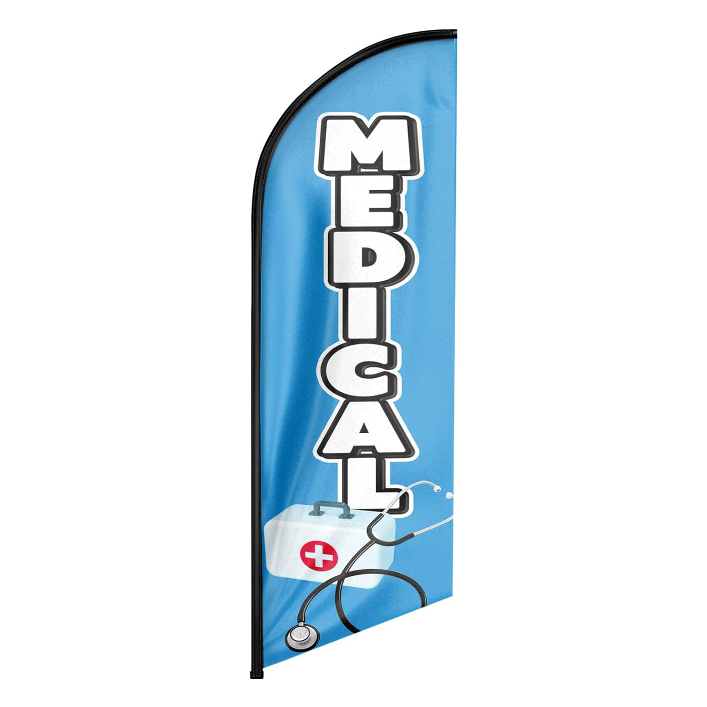Medical Sign-8ft Medical Feather Flag for Medical Business（Flagpole Not Included）