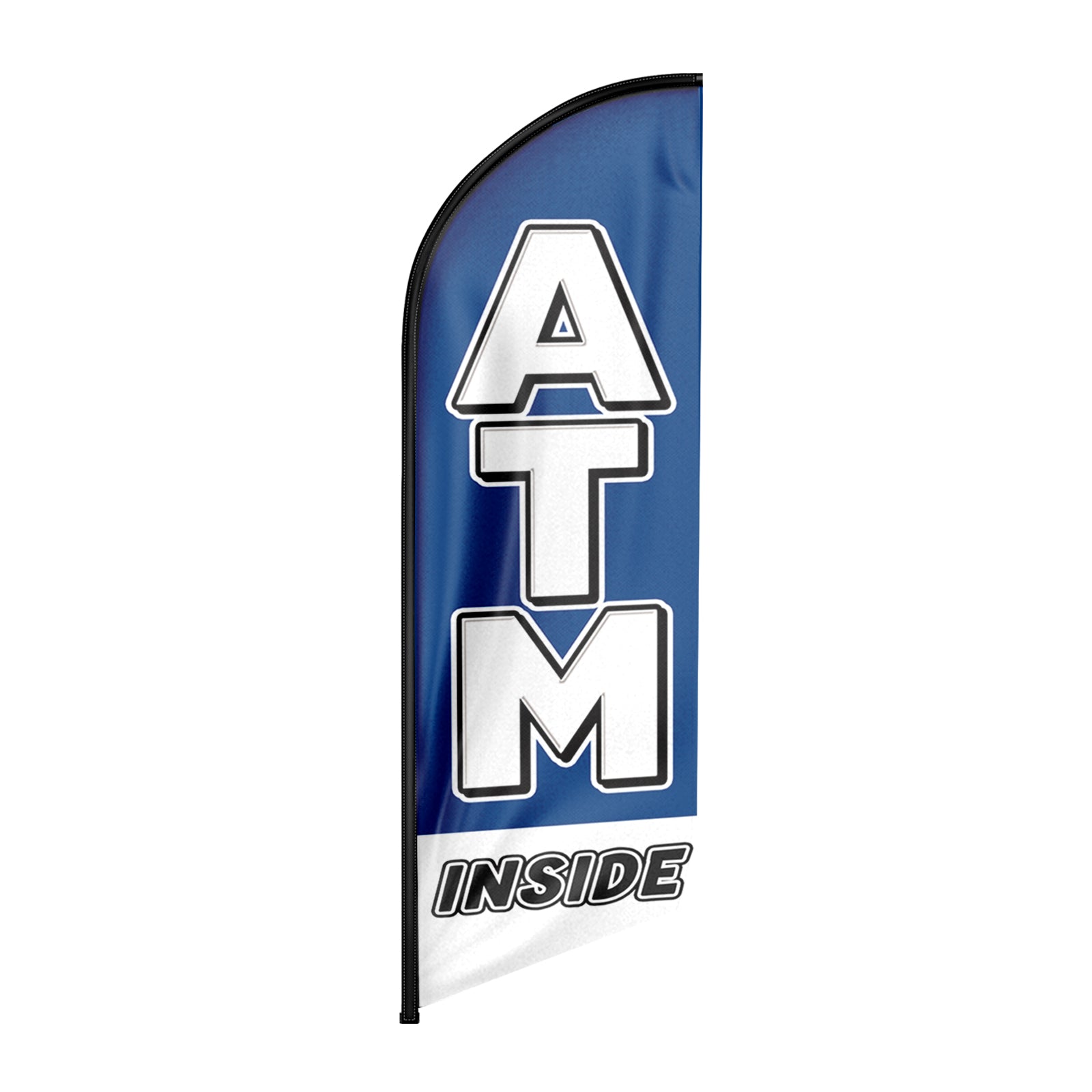 Atm Flag-8ft ATM Feather Flag for ATM Business（Flagpole Not Included）