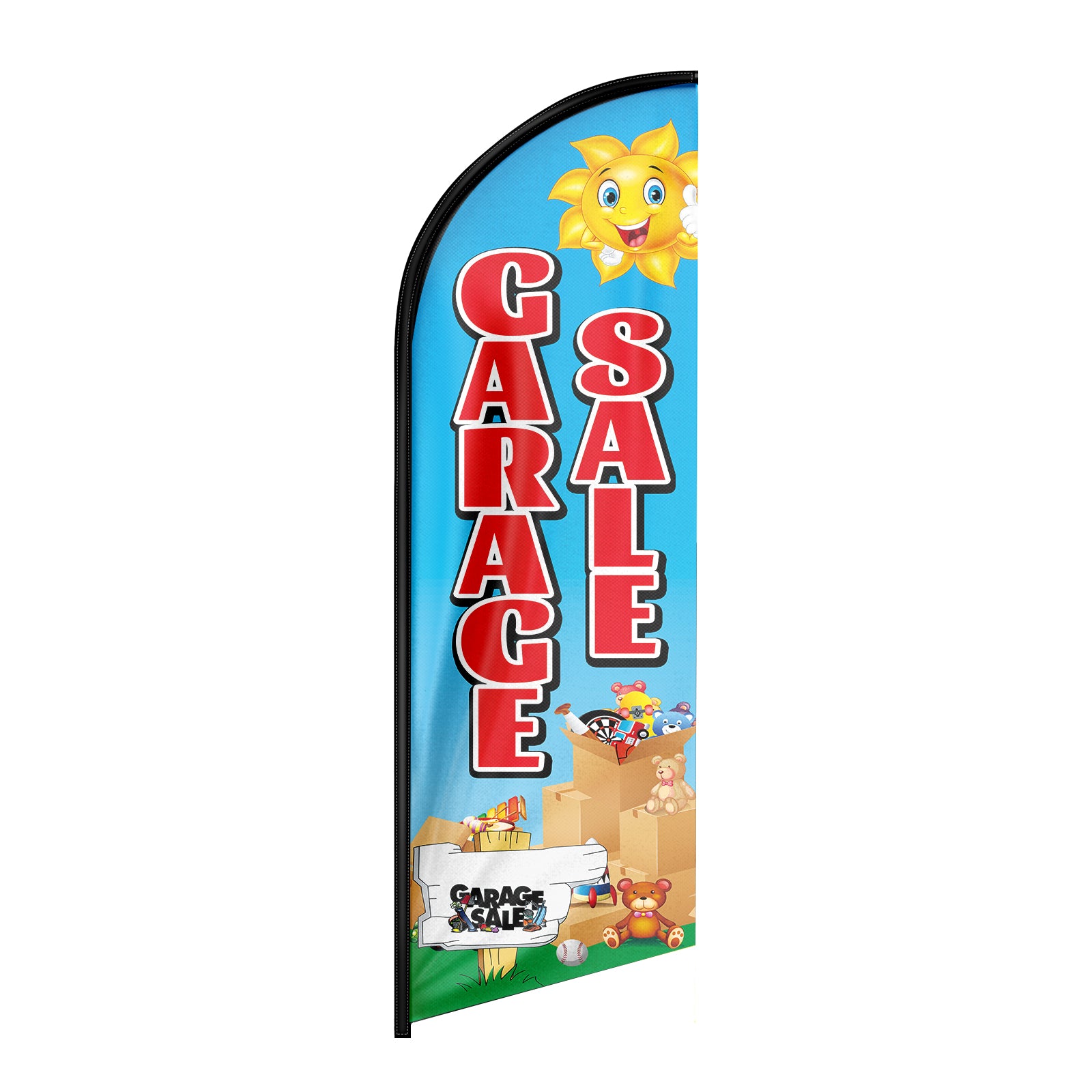 Garage Sale Signs-Garage Sale Feather Flag for Garage Sale Business（Flagpole Not Included）