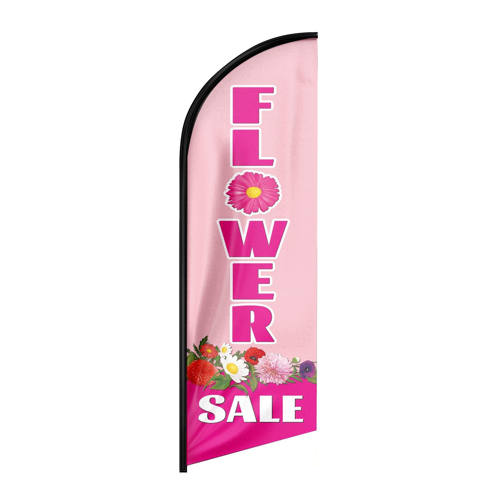 8FT Flower Sale Feather Flag Banner（Flagpole Not Included）