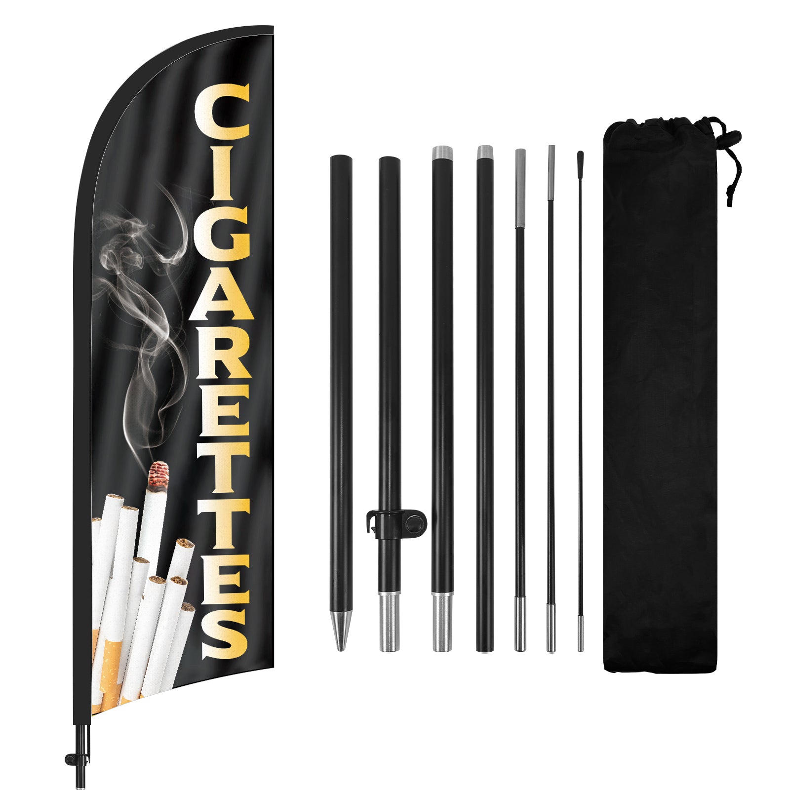 8ft Cigarettes Feather Flag Pole Kit