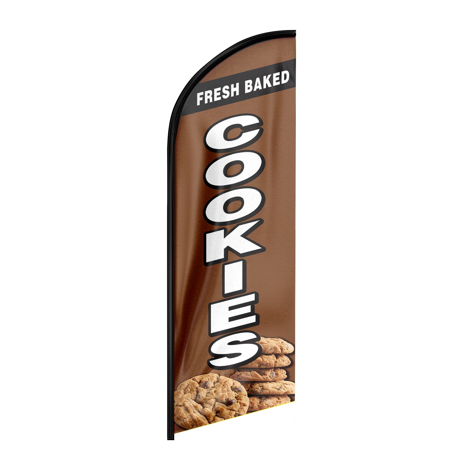 Cookies Sign-8ft Fresh Baked Cookies Feather Flag!（Flagpole Not Included）