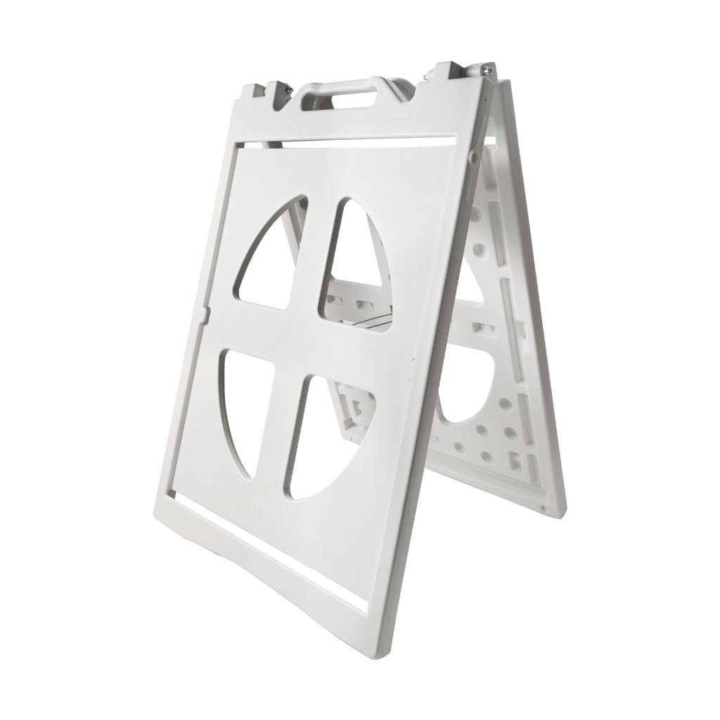 21.5"x28.5" A-Frame Sidewalk Sign – Double-Sided Folding Display for Outdoor Advertising