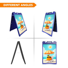 24x36" A - Frame Sidewalk Sign – Folding Double - Sided Outdoor Display for Business