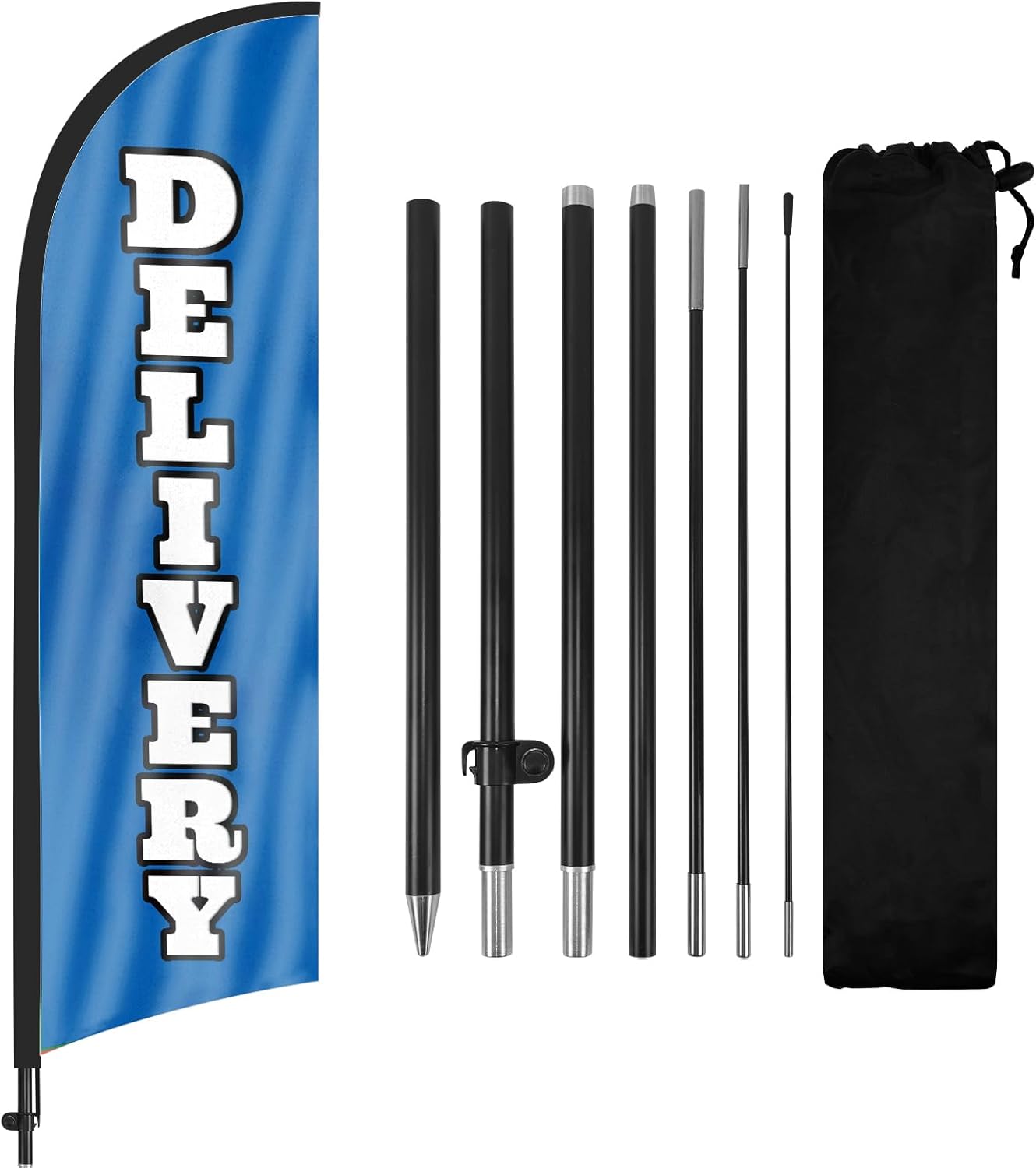 Delivery Sign-8ft Delivery Feather Flag for Delivery Business