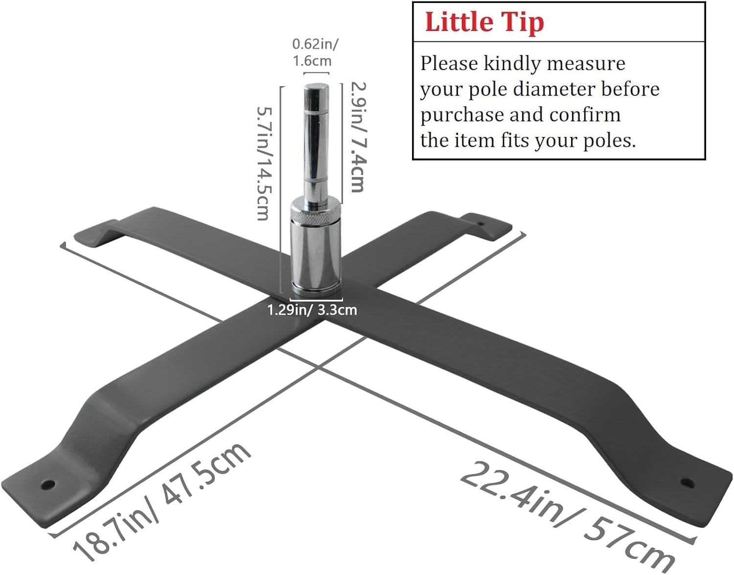 Feather Flag Base-FSFLAG Cross Base Stand for Feather Flag