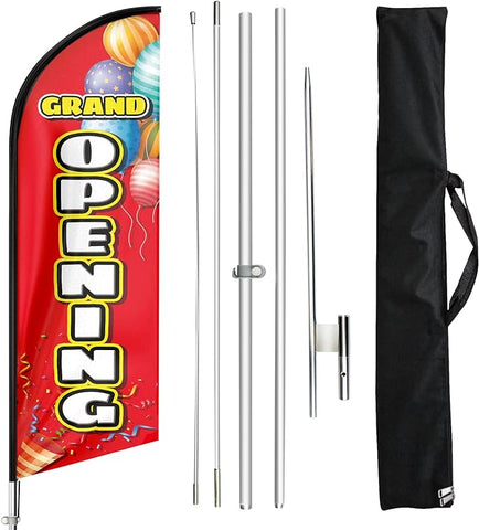 FSFLAG 11FT Grand Opening Sign for Business-feather flag pole kit
