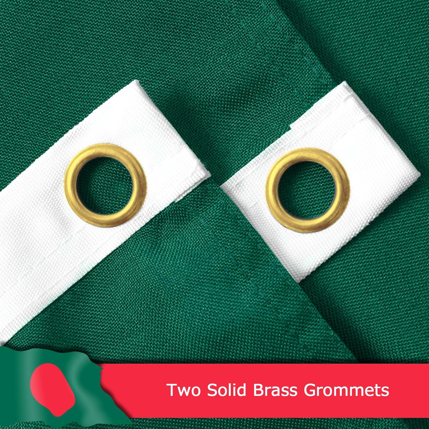 Bangladesh Bangladeshi Flag for Outside, 400D Heavy Duty Polyester, Double-Sided Printing, Quadruple Stitched Fly Hem, Fade Resistant, 2 Brass Grommets