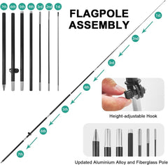 8FT Advertising Feather Flags Sign for Smoke Shop Business 2Pack