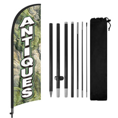 8ft Antiques Feather Flag Pole Kit