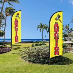 8ft Auction Feather Flag Pole Kit