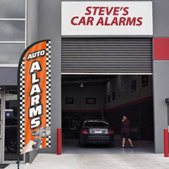 8ft Auto Alarms Feather Flag Pole Kit