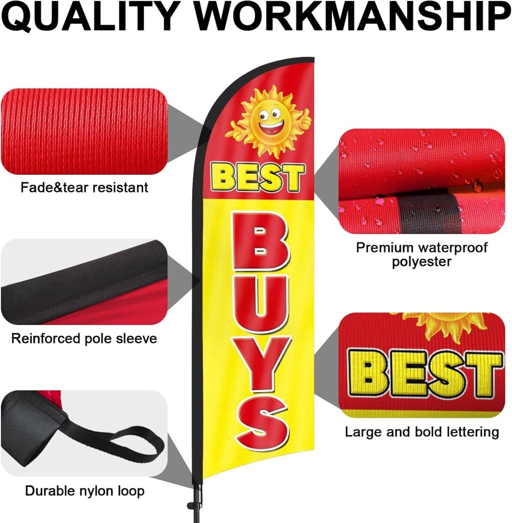 8ft Best Buys Feather Flag Pole Kit