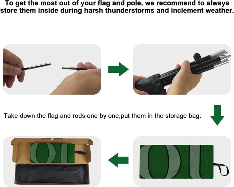 8ft Burgers and Fries Feather Flag Kit - Advertising Banner with Pole and Stake - FSFlag