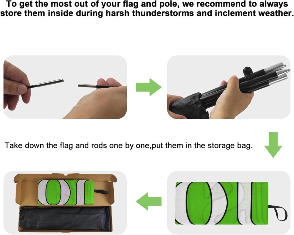 8ft Caribbean Food Feather Flag Kit - Advertising Banner with Pole and Stake - FSFlag