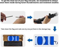 8Ft Cell Phone Repair Feather Flag with Pole & Stake