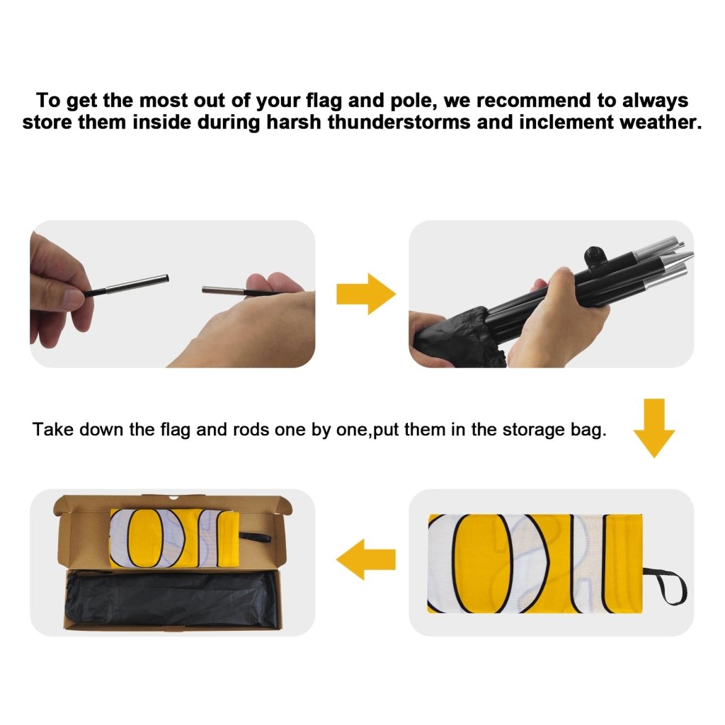 8ft Coffee 02 Feather Flag Kit with Pole and Stake
