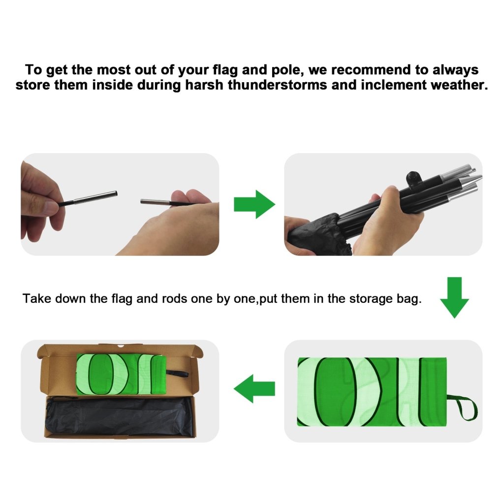 8ft Diesel 01 Feather Flag Pole Kit