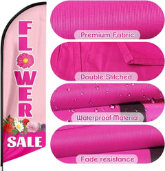 8FT Flower Sale Feather Flag Banner（Flagpole Not Included） - FSFlag