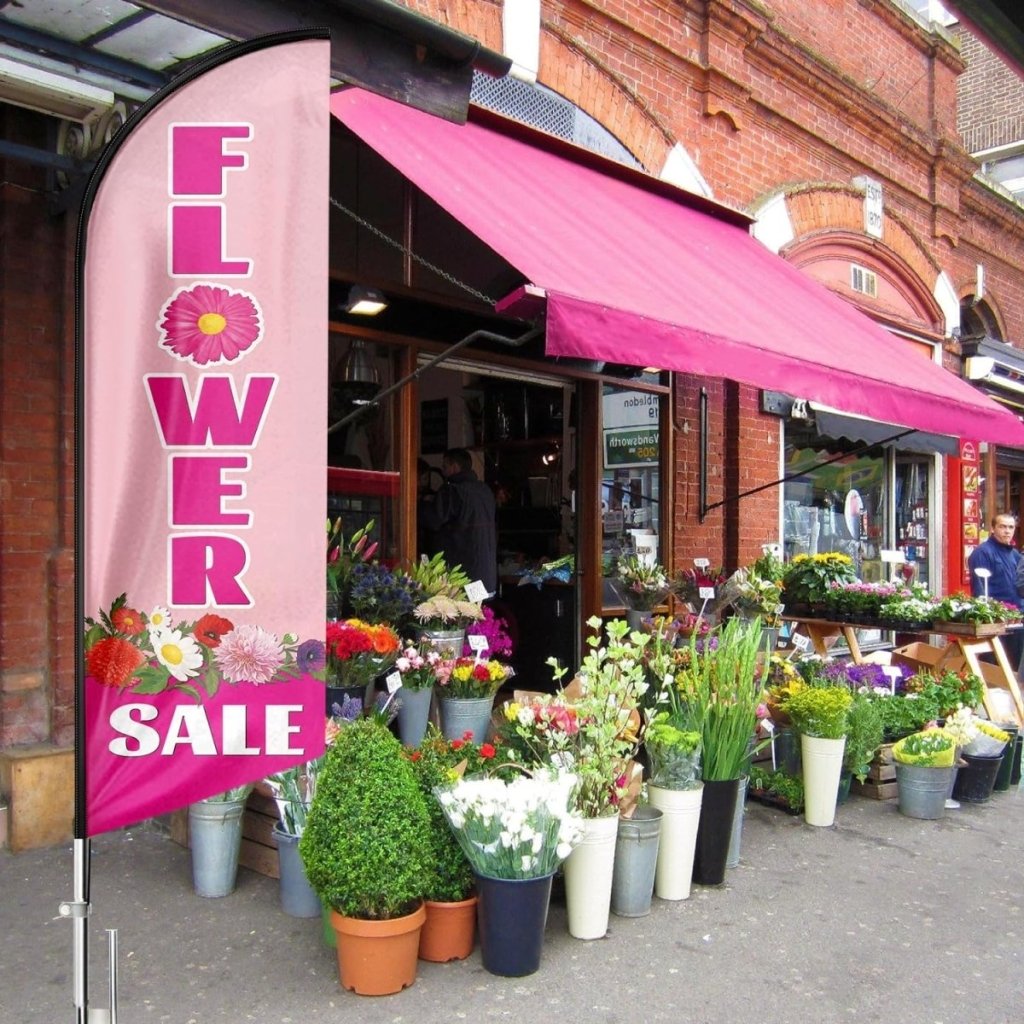 8FT Flower Sale Feather Flag Banner（Flagpole Not Included） - FSFlag